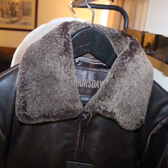 Thursday Boots Flight Jacket -- Size S -- Black Coffee - Picture 1 of 11